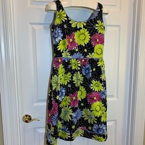 Madison Studio Neon Floral Print Dress Size 10